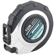 Рулетка Gross 10м/13мм геодезическая, закр. корпус, металлическая лента, нейлон