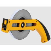 Рулетка Denzel 50м/13мм геодезическая, открытый корпус, металлическая лента