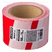 Лента STAYER «MASTER» сигнальная цвет красно-белый, 75мм х 150м