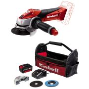 Углошлифмашина акк Einhell PXC TE-AG 18/115 Li (1 АКБ,сумка)