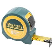 Рулетка KRAFTOOL Kraft-Max 8м/27мм профессиональная со сверхшироким полотном