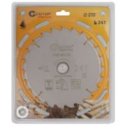 Диск пильный 210х1,5/2,2х32/30/25,4/20мм 24Т, CUTOP Profi plus по дереву с тефлоновым покрытием