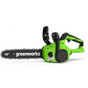 Пила акк. цепная Greenworks GD24CS30 (24В,30см,без АКБ и ЗУ)