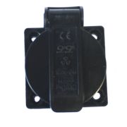 Блок розетки генератора; черная (16A/250V)