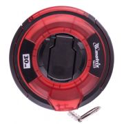 Рулетка Matrix 30м/12,5мм геодезическая, закр. корпус, стальн. лента, одност. шкала