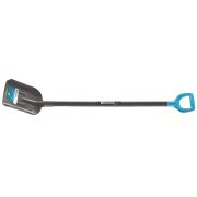 Лопата совковая Palisad 235х285х1310 мм, ребра жесткости, деревянный черенок, с рукояткой