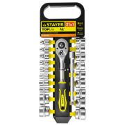 Набор торцевых головок STAYER RSS 21М 21 предм. (3/8