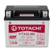 Аккумулятор TOTACHI CMF 12 Ач YTX12-BS R AGM