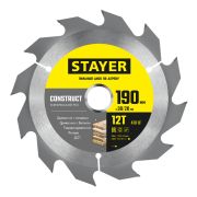 Диск пильный 165*20*16 12Т STAYER Construct по дереву, технический ре