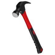 Молоток-гвоздодёр MIRAX столярный 450гр. фиберглассовой рукояткой