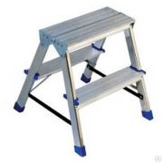 Стремянка Лебедянь алюминиевая двухсторонняя 2 ступени  СДАА-002.00.000