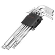 Набор шестигранных ключей MATRIX удлиненных 1,5-10мм; 9шт с шаром