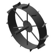 Грунтозацепы (пара) к м/б  д.585мм, ш.120мм(сплошной обод, длина втулки 210мм, S-24)