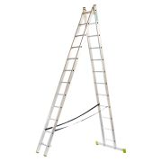 Лестница алюминиевая Вершина 2х12  2-х секционная