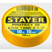 Изолента STAYER PROTECT-10 15мм х 10м, 5000В желтая