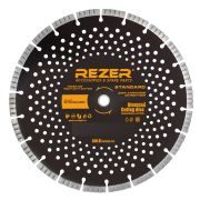 Диск алмазный Rezer STANDARD сегм 400х25.4/20х27T сухой/мокр рез, неарм. бетон, гранит, трот. плитка