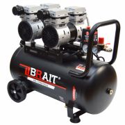 Компрессор BRAIT KB-1700/50х2 безмасл. (280л/м, 1.7кВт, 50л)