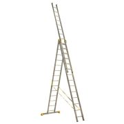Лестница алюминиевая Вершина 3х14  3-х секционная (9,60м)