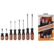 Набор отверток OMBRA ROUND GRIP стержневых 8пр.