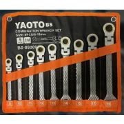Набор рожковых ключей YAOTO 9пр 8-19мм шарнирный чехол (сумка)