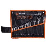 Набор комбинированных ключей Вихрь 12 шт. 6-22, чехол