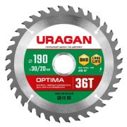 Диск пильный 190*30*2,0 36Т URAGAN OPTIMA