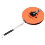 Рулетка Sparta 30м/12.5мм геодезическая, закрытый круглый корпус, лента ПВХ