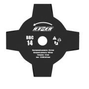 Нож д/бензокосы ВС-14, 200mmx25.4mmx1.6mm  4-х лучевой