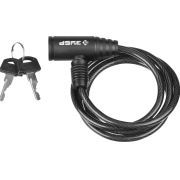 Замок ЗУБР СТАНДАРТ тросовый, 2 ключа в комплекте, длина троса 950мм, d 6мм