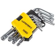 Набор STAYER ключи имбусовые Torx 10-50мм 9 предметов