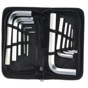 Набор STAYER «MASTER» ключи имбусовые короткие, Cr-V, сатинированное покр, чехол, HEX 2-14мм, 10 пре