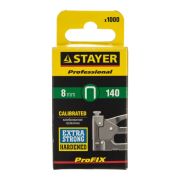 Скобы STAYER PROFI зеленые закаленные 1000 шт. для степлеров (8 мм; тип 140)