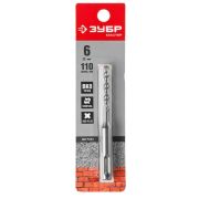 Бур ЗУБР SDS-plus  6x110  мм,