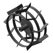 Грунтозацепы (пара) к м/б  д.380мм, ш.180мм(3 обода, длина втулки 85мм, вал 30мм)