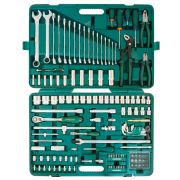 Набор инструментов Jonnesway 142пр 1/4«,1/2» 4-32мм 6-гран. пластик кейс