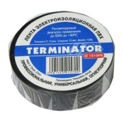 Изолента Terminator IZ 1510FR термостойкая огнеупорная черная 15мм*10м