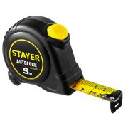 Рулетка STAYER AutoLock 5м/25мм с автостопом