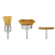 Набор щеток Matrix для дрели 3шт (1 Плоская 50 мм, 2 Чашки 25-50 мм, со шпильками)