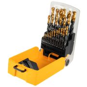 Набор сверл по металлу Denzel HSS-Tin, Golden Tip 1-13мм, 25пр.