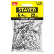 Заклепки алюминиевые STAYER Professiona Pro-FIX 6,4х22мм, 25шт