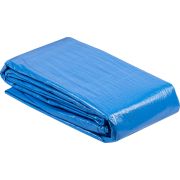 Тент-полотно ЗУБР «МАСТЕР» универсальный, из тканого полимера плотностью 75 г/м3, с люверсами, 4мх5м