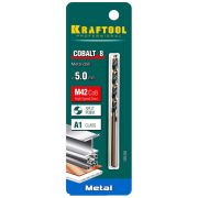 Сверло по металлу KRAFTOOL 5.0-86мм COBALT-8 HSS-Co, сталь М42