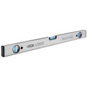 Уровень RGK U3060 пузырьковый, магнитный, противоударный, 3 глазка, с разметкой, 600мм