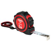 Рулетка AMO R305 5мx19мм обрезиненный корпус