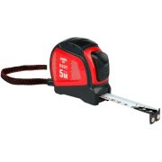 Рулетка AMO R505 5мx19мм обрезиненный корпус, автостоп, магнит, 2-стор. шкала