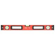 Уровень RGK U5060 пузырьковый, магнитный, противоударный, рукоятка 2шт, 3 глазка, 600мм