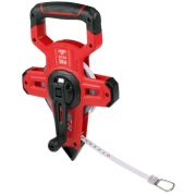 Рулетка AMO R750 50мх13мм геодезическая, нейлоновый корпус, стальная лента