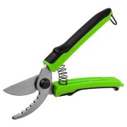 Секатор РОСТОК РС-55 плоскостной 220мм стальные закаленные лезвия, двухкомпонентные рукоятки