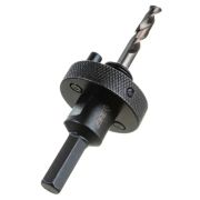 Державка ЗУБР для коронок 32-152мм с пружин фиксатором, быстросъём, шестигран хвост