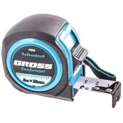 Рулетка Gross Komfortabel 8мx25 мм обрезиненный корпус